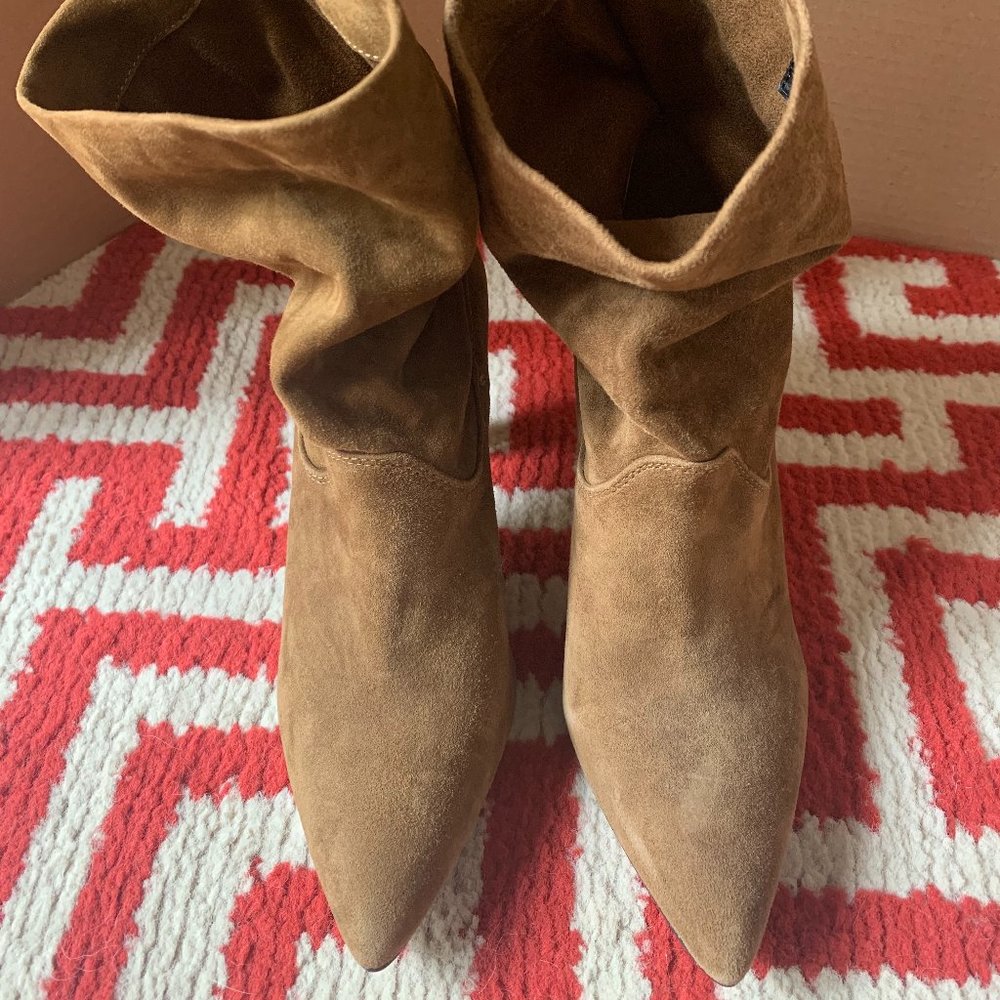 NWT Vince Camuto Bristol Slouchy Brown Suede Women's Boots